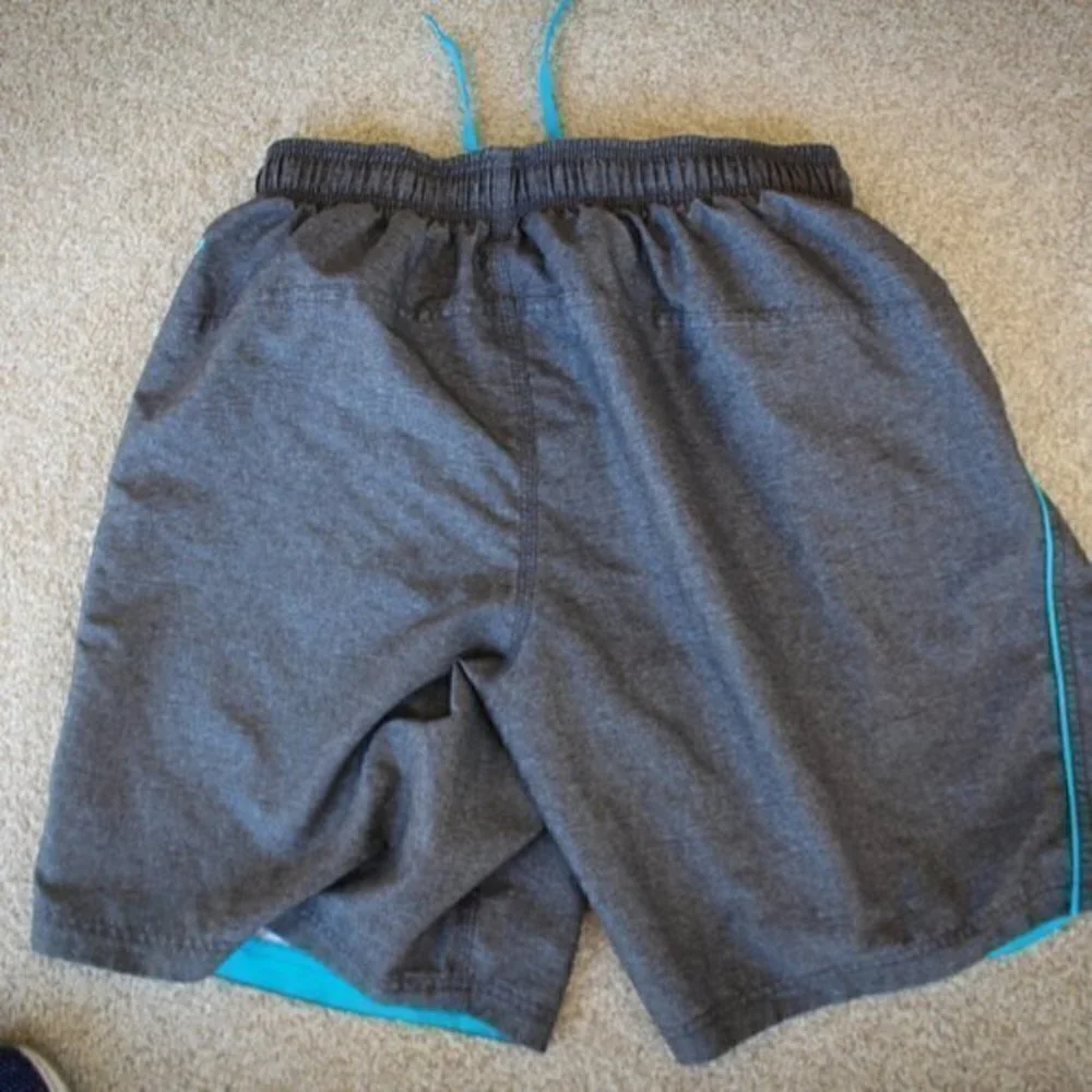Speedo shorts men’s gray swim shorts size medium